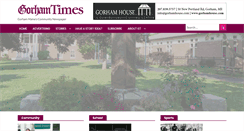 Desktop Screenshot of gorhamtimes.com
